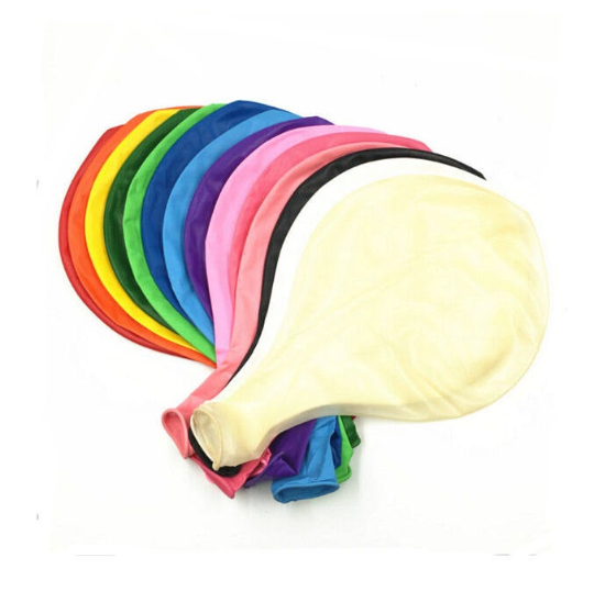 US Seller 36Inch Big Balloon Standard  Color Latex Balloons Party New Year We...-image