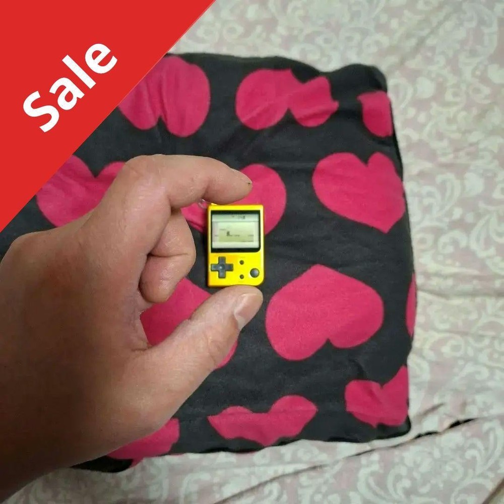 Super Mario Bros. Game Watch Keychain with Clock Function