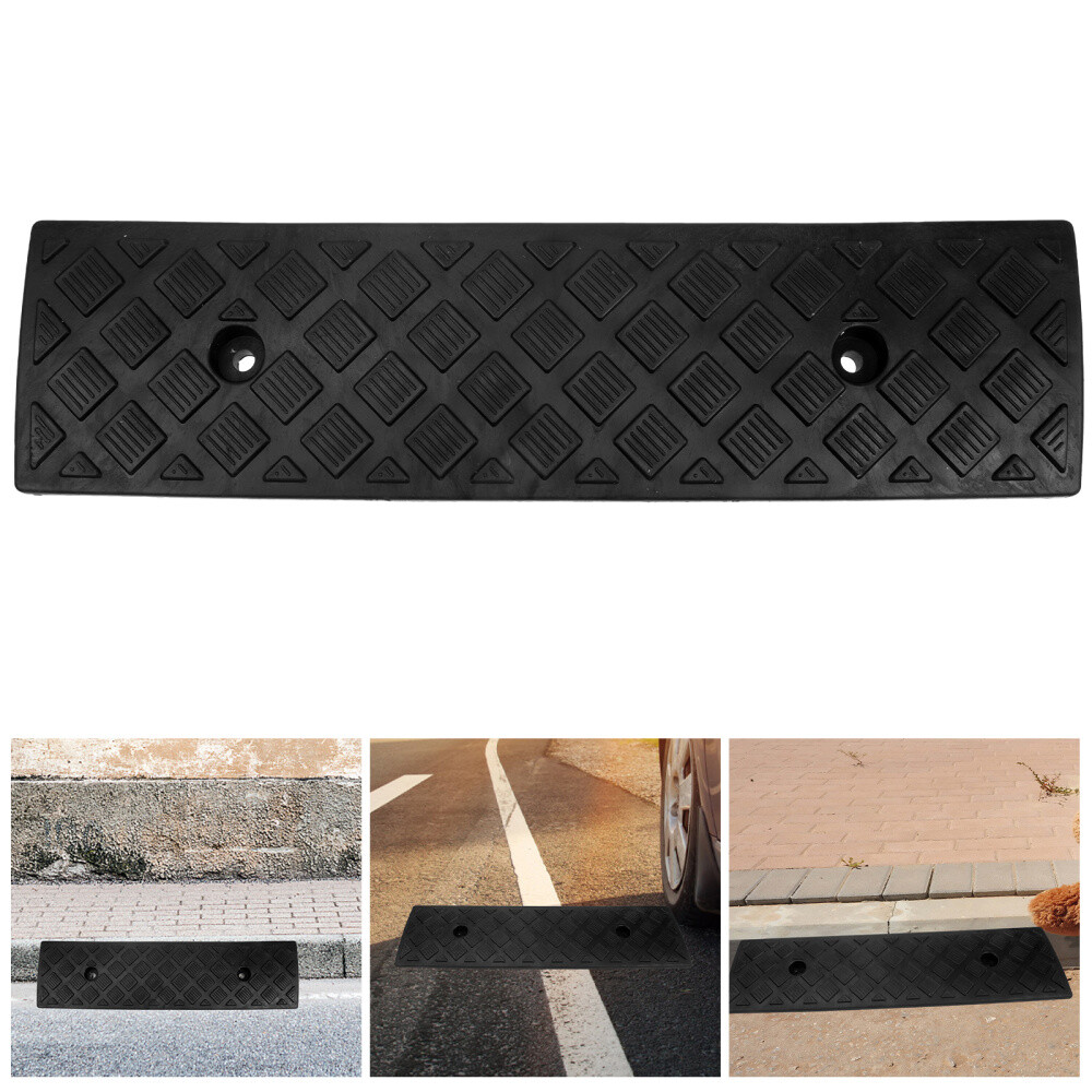 Driveway Ramp Car Rubber Door for Wheelchair Step Mat Slope Loading Dock Cars