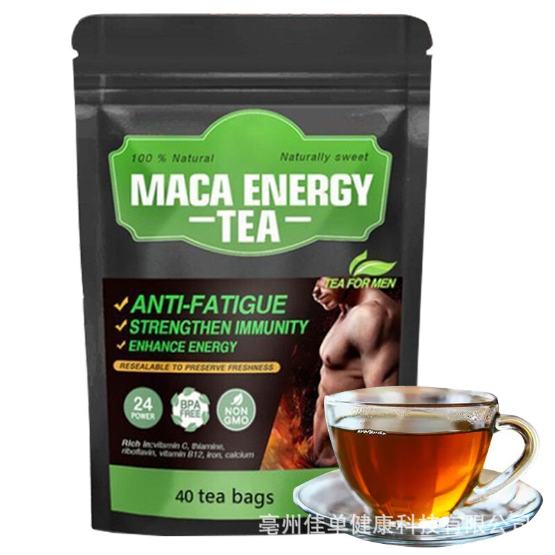 Boost energy and strength with Maca herbal tea bags for a healthy, natural vitality