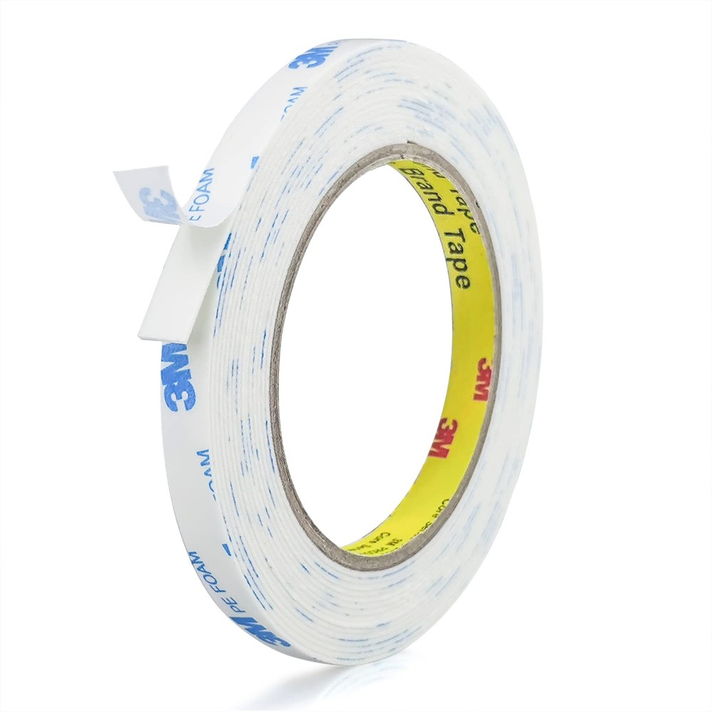 Strong Double-Sided Mounting Tape 0.39in x 16.5ft Heavy Duty Removable PE Foam-image