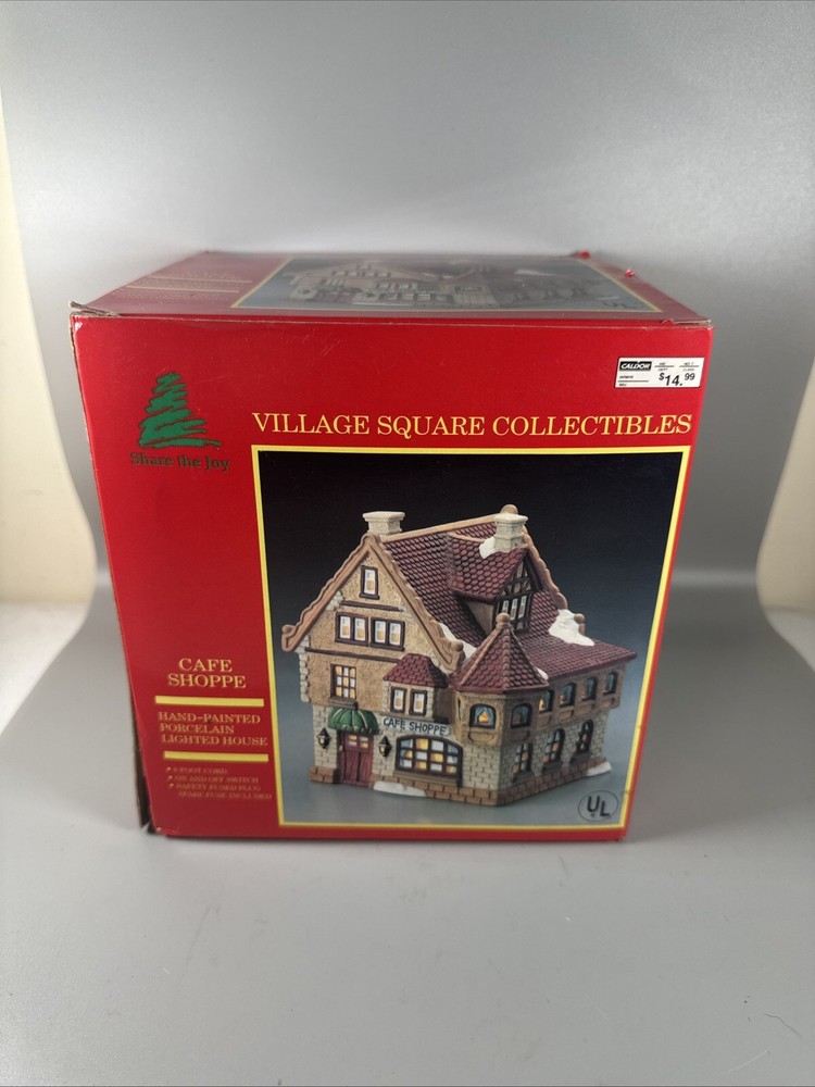 Village Square Collectibles Cafe Shoppe New Open Box Share The Joy