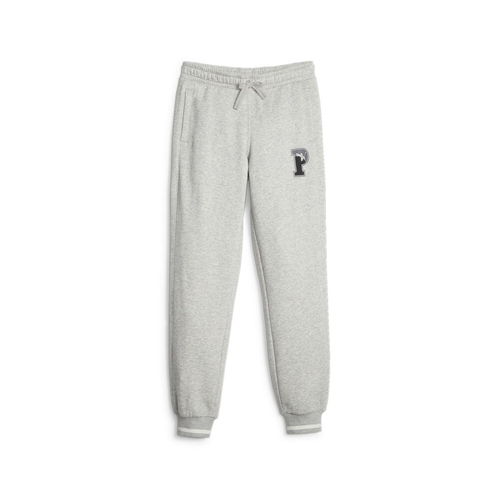 Puma Squad Sweatpants Youth Girls Grey Casual Athletic Bottoms 67644504