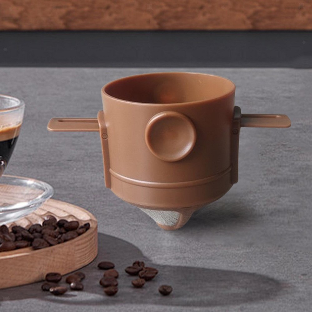 Rustproof Camping Coffee Filter Cup for Office Travel and Home Brewing  