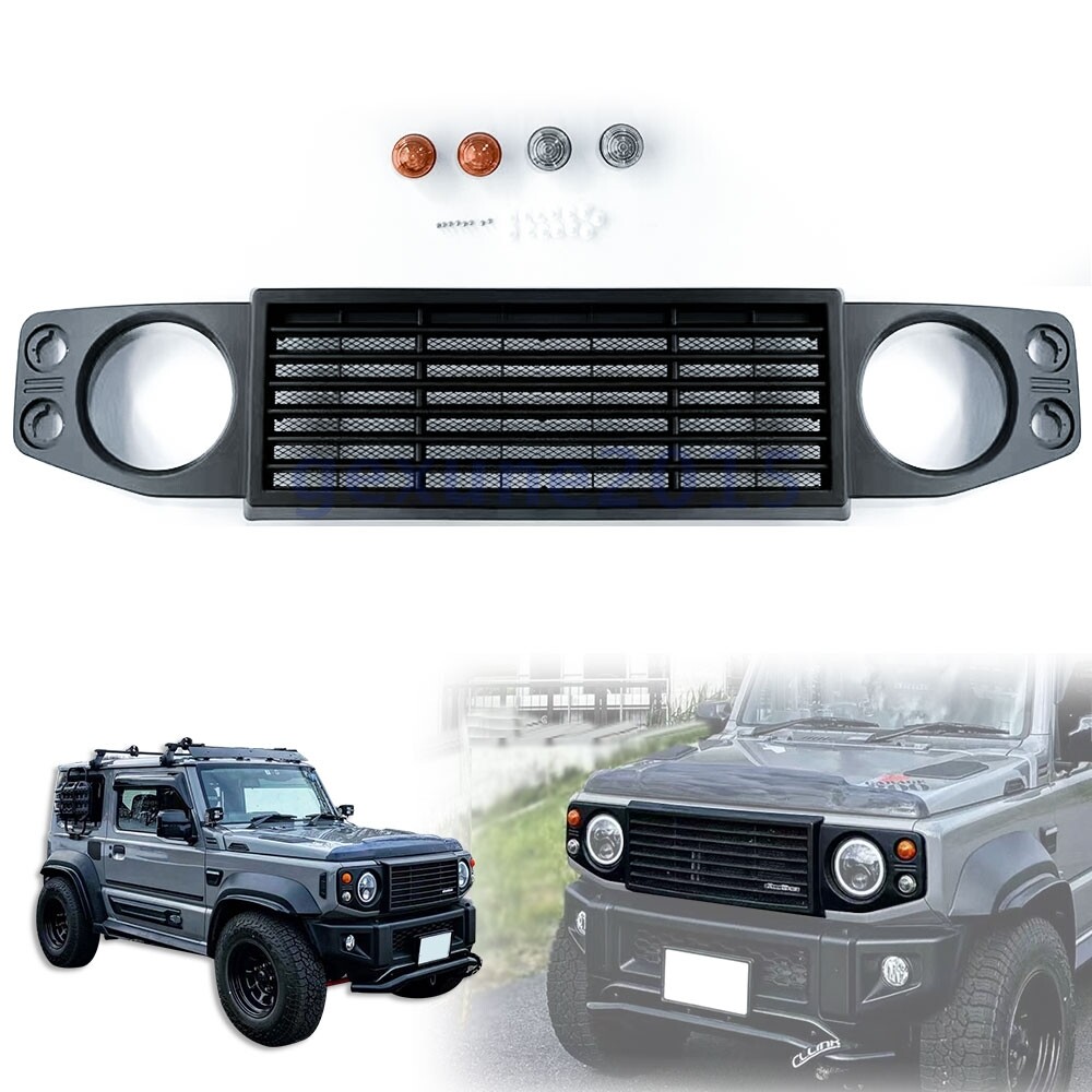 Front Bumper Grille with light Fit Suzuki Jimny SUZUKI JIMNY JB74 2019-2023