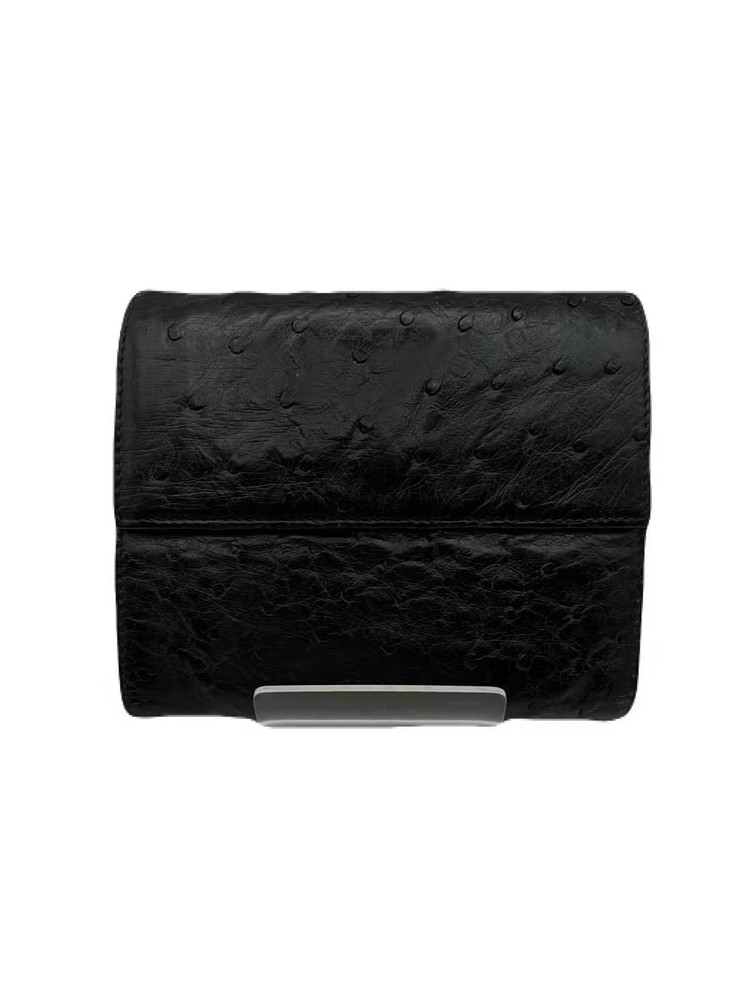 Prada Black Leather Wallet Pre-Owned E0530-68