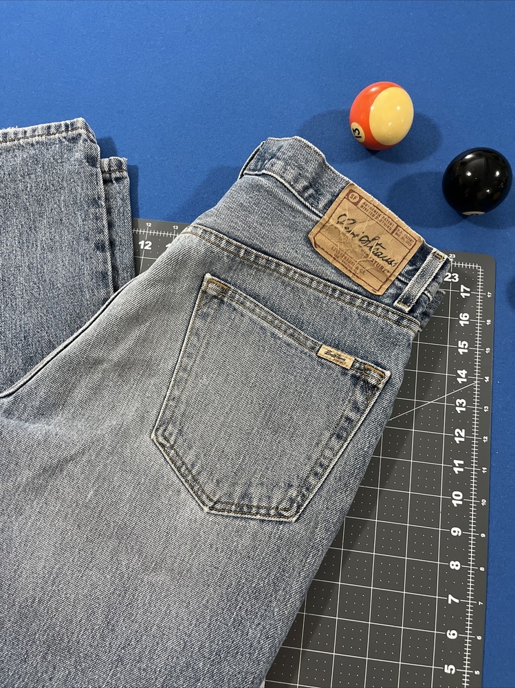 VTG Levi Strauss Signature Regular Fit Men’s 34x32 Cotton Denim Blue Jeans