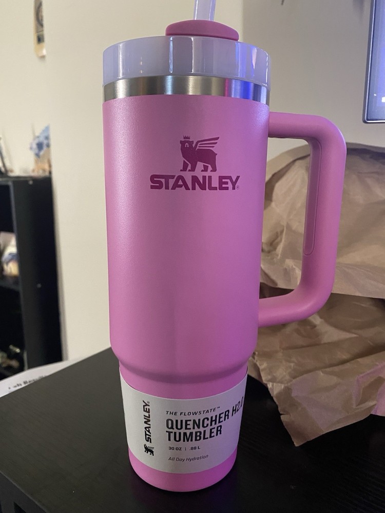 Stanley H2.0 Flowstate 30oz Tumbler in Sizzling Pink
