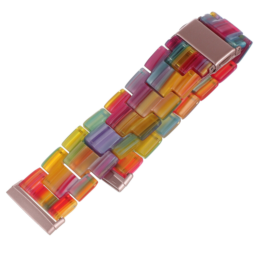 Durable Resin Replacement Watch Strap with Stylish Printing Design