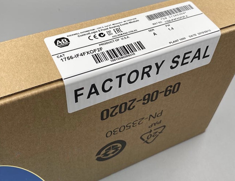 NEW AB 1756-IF4FXOF2F Control Log ix 6 Point Analog Combo Module1756IF4FXOF2F