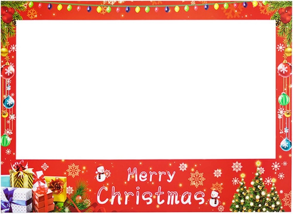 Soochat Christmas Photo Booth Props Frame Party...
