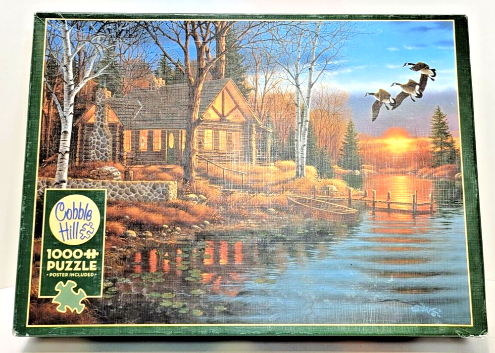 Cobble Hill Jigsaw Puzzle  Rest Stop art by Derk Hansen 1,000 pcs 80184 / P21336