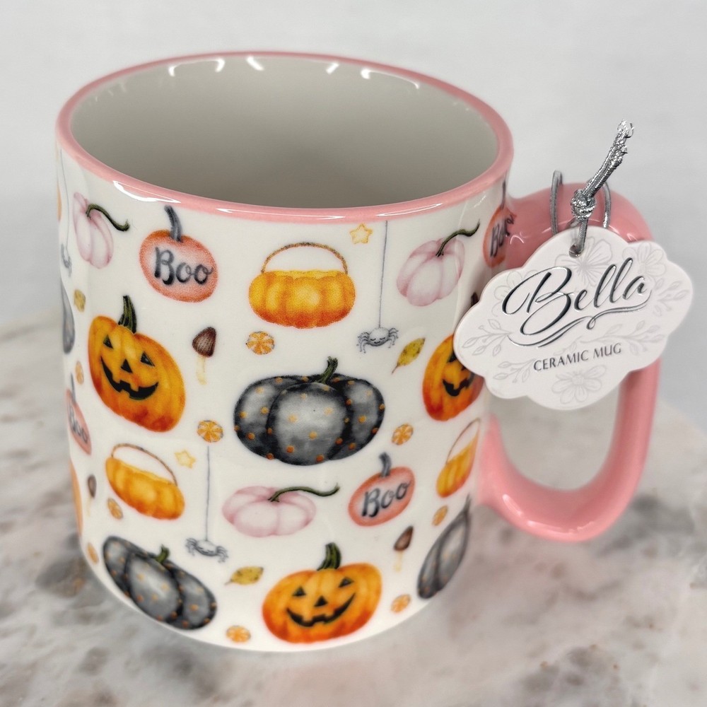 Halloween Coffee Mug Pumpkins  14 Oz Strawberry Street