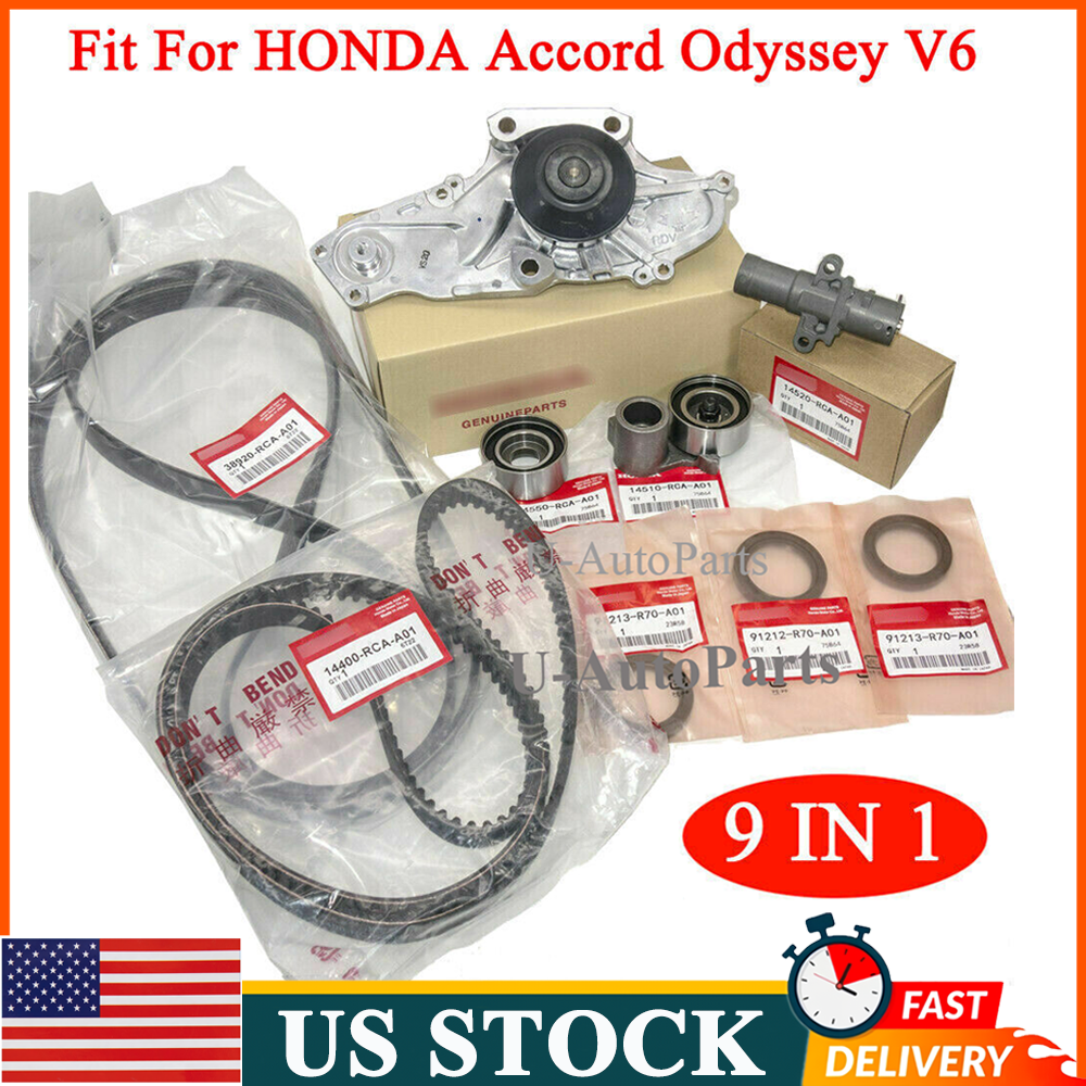 9IN1 Timing Belt Kit & Water Pump for HONDA / ACURA MDX All Accord Odyssey V6