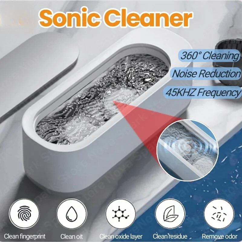 Ultrasonic Jewelry Cleaner 45KHz High-Frequency Ring Cleaner Machine