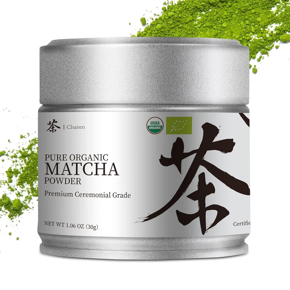 Chaism Ceremonial Grade Matcha Green Tea Powder - Premium 1 Count (Pack of 1)