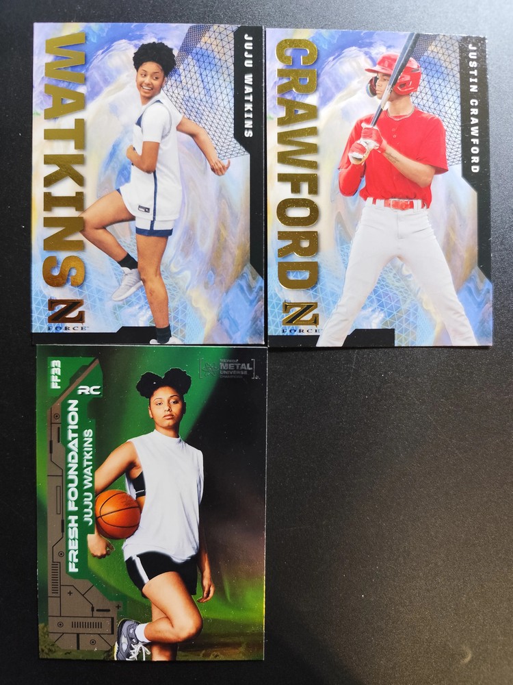 2023 Skybox Metal Universe Champions Fresh Foundation Juju Watkins Lot 3 Cards AZ05