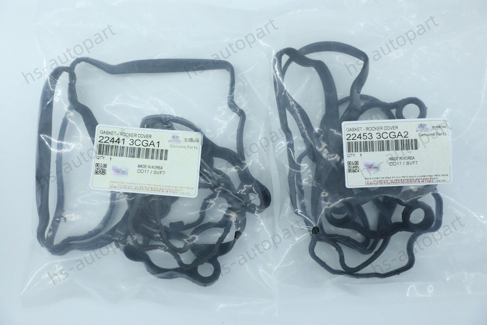 Engine Valve Cover Seal Gasket Kit For Kia Hyundai 22441-3CGA 22453-3CGA2 OEM
