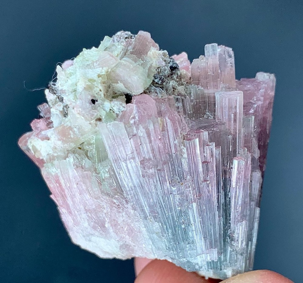Bunch Of Tourmaline Crystal Specimen From Afghanistan 132 Carat