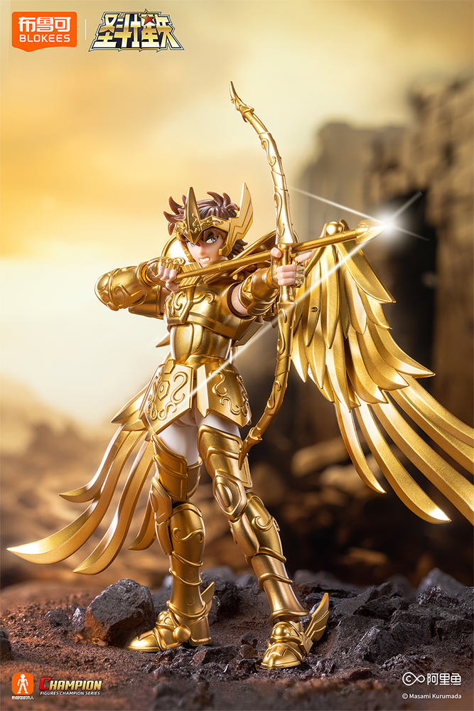 Saint Seiya Sagittarius Aiolos Model Kit by Blokees Champion Class
