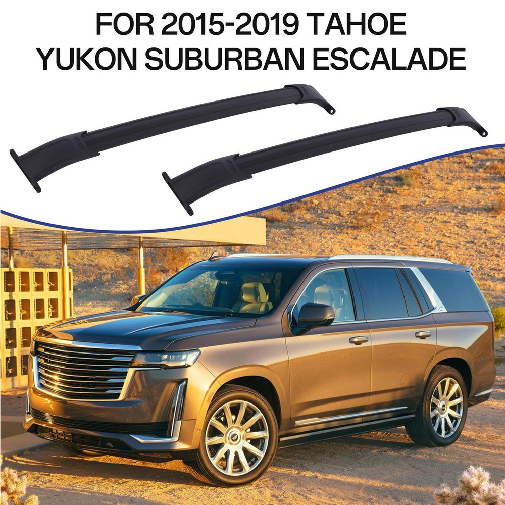 Fit 15-20 Tahoe Suburban GMCYukon XL Escalade Aluminum Roof Rack CrossBar