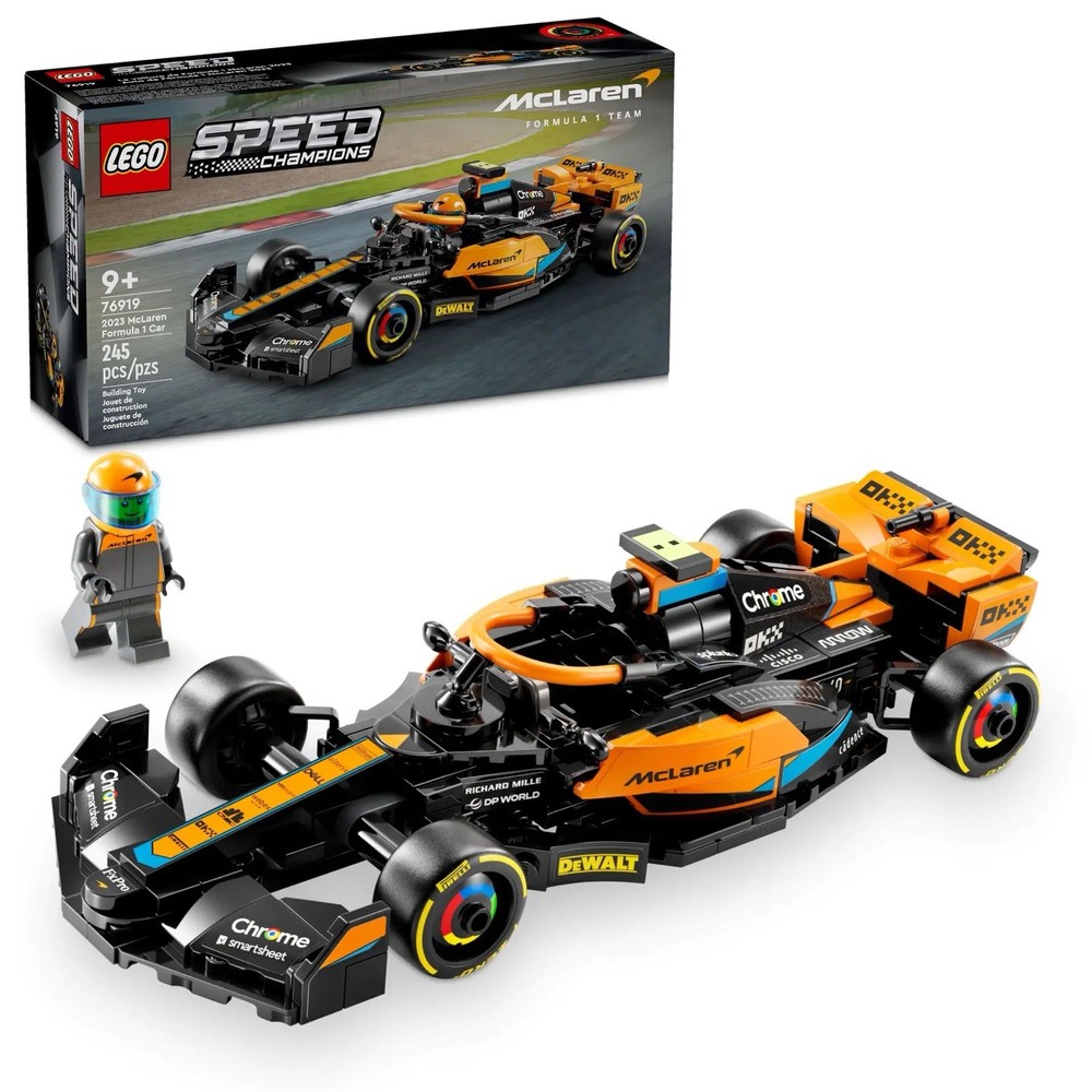 LEGO Speed Champions 2023 McLaren F1 Race Car Building Set 76919