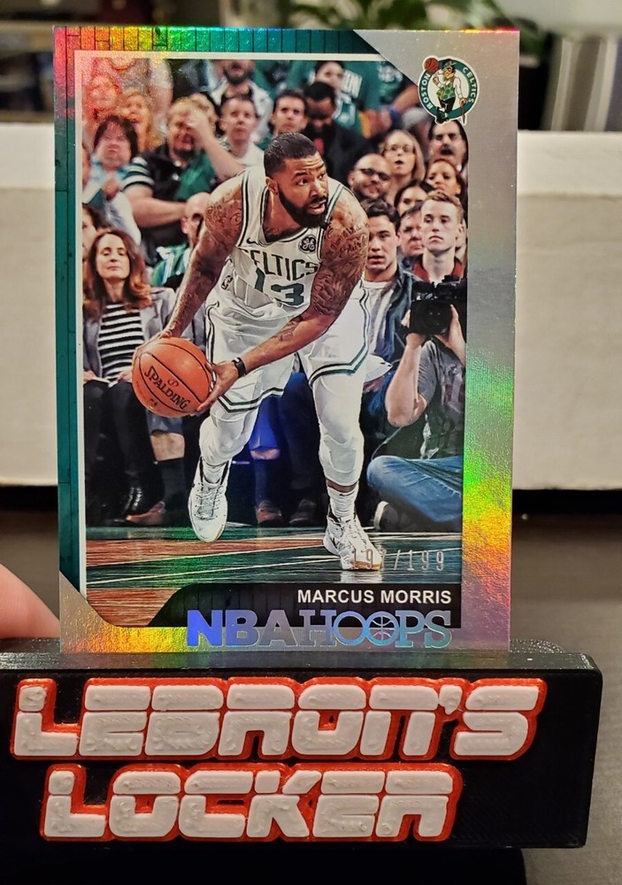 2018-19 Panini NBA Hoops Premium #126 Marcus Morris /199 Boston Celtics