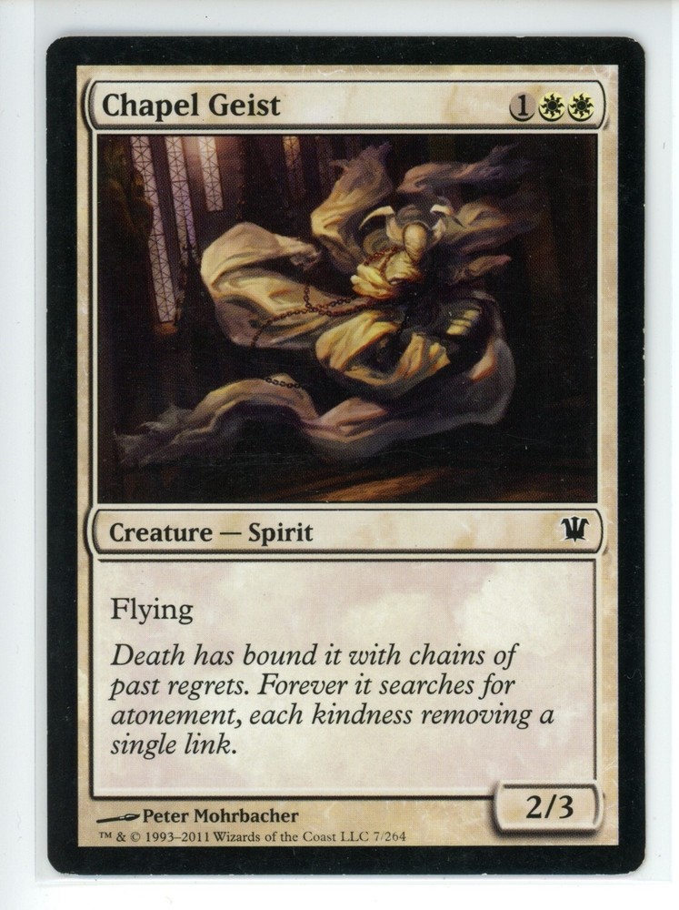 CHAPEL GEIST Innistrad ISD LP MTG Rare Foil Card Collectible