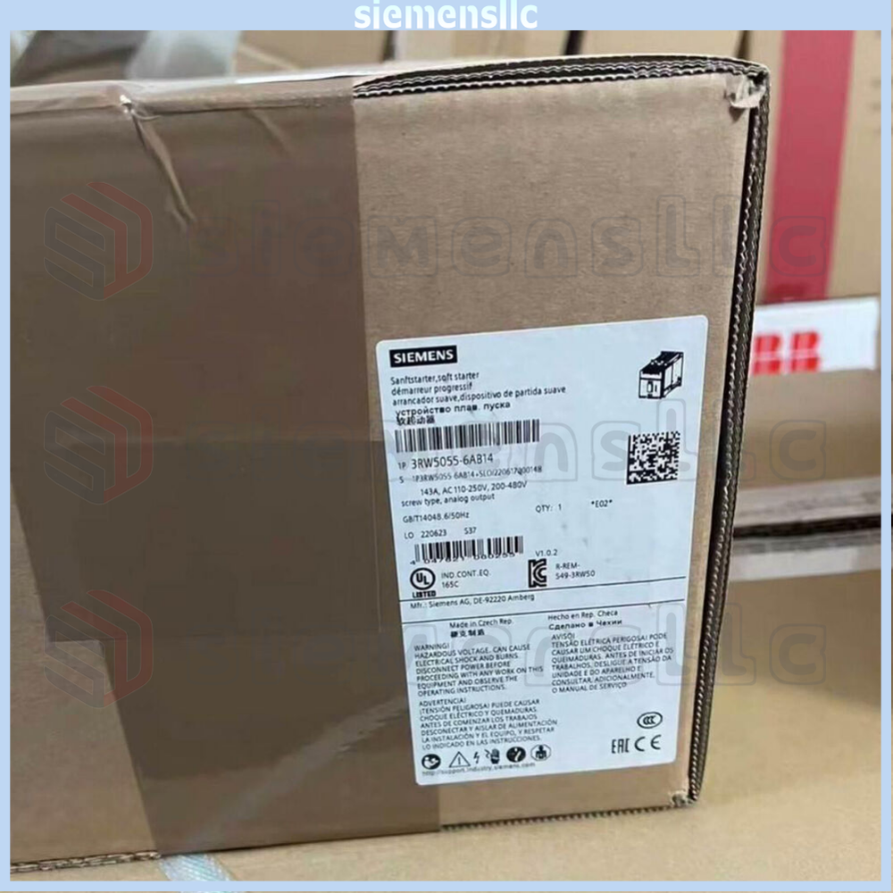 3RW5055-6AB14 SIEMENS Soft Starter Expedited Shipping UPS Express Spot Goods