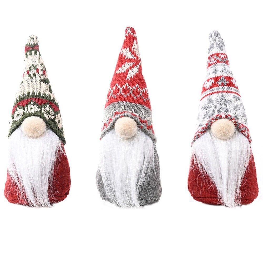 Christmas Decoration Plush Gnome Nordic Style Elf for Home and Parties