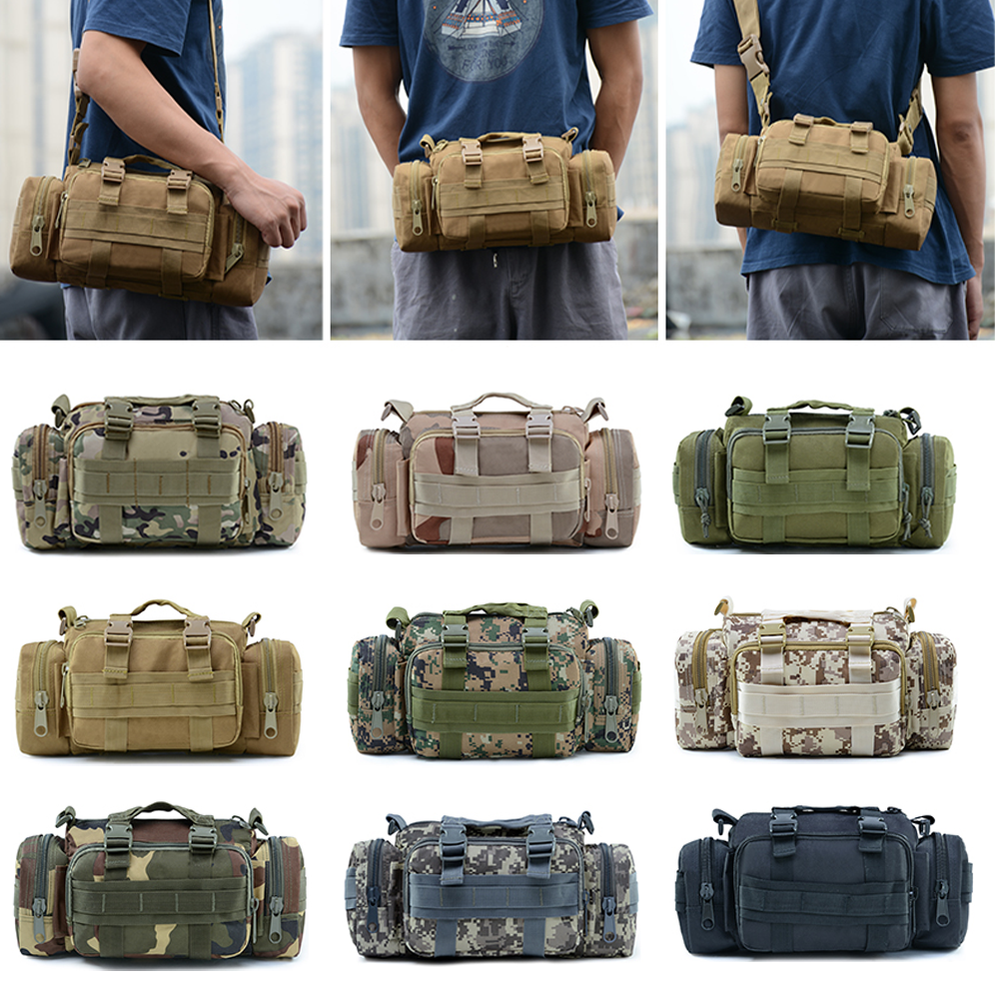 Tactical Waist Bags MOLLE Shoulder Backpack EDC Pouches Heavy Duty Fanny Packs