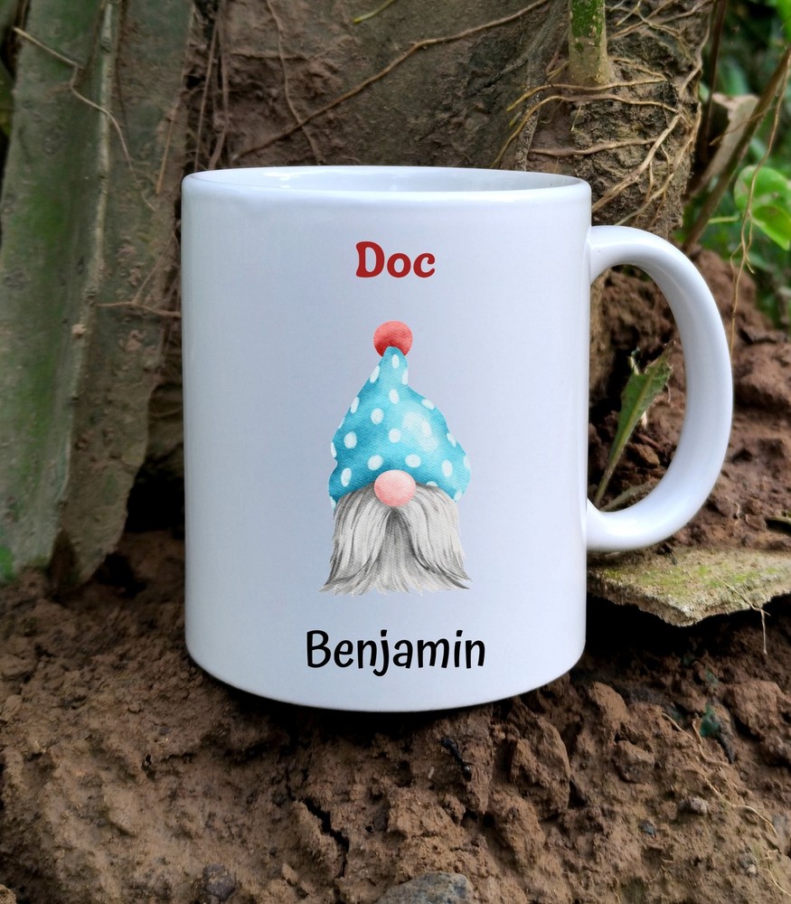 Gnome Mug Personalized Funny Coffee Mug Hot Chocolate Mug Perfect Gift For A