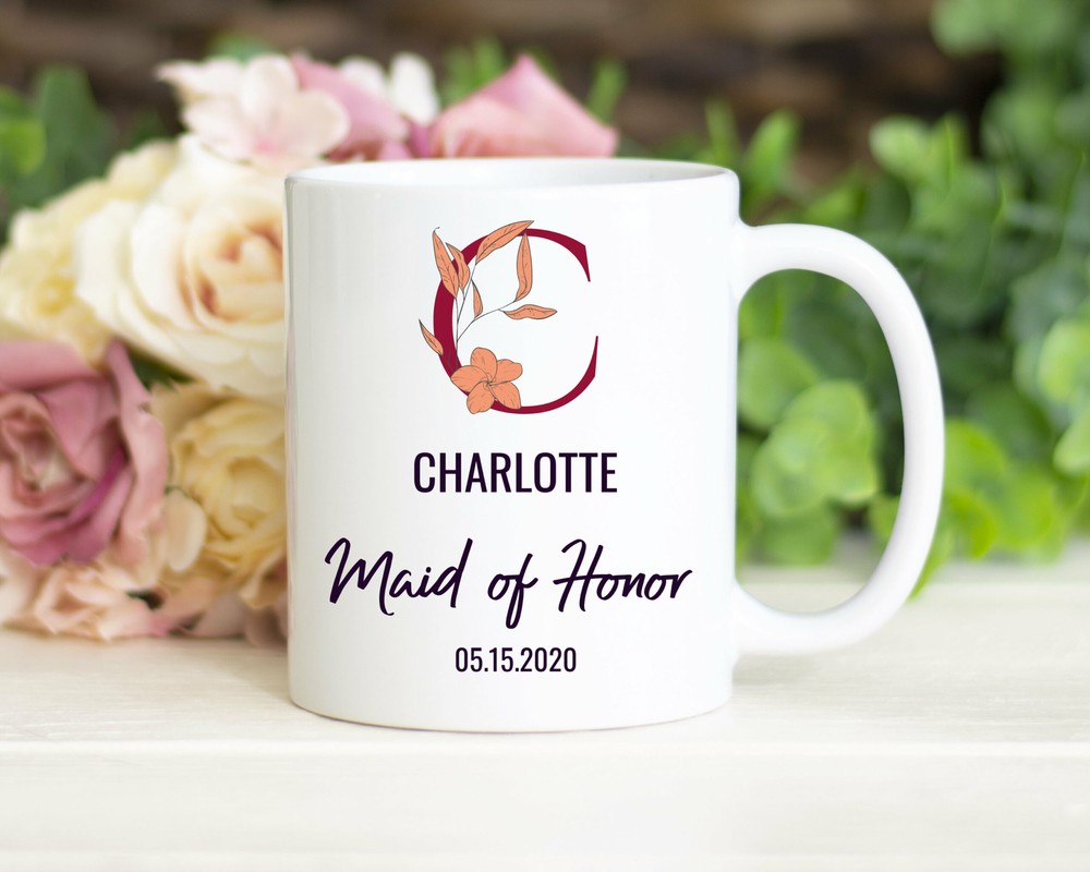 Dama de Honor Propuesta Dama de Honor Regalos Personalizados Dama de Honor Taza Criada