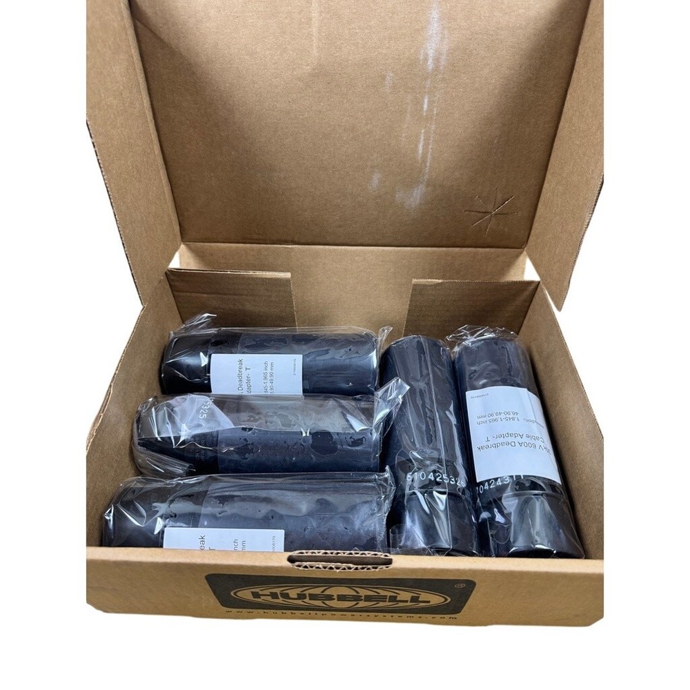 New Hubbell 635CAT 35kV Deadbrake Cable Adapter 5 Pack 1.845