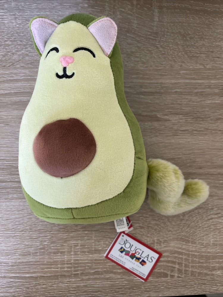 Douglas Plush Avogato Avocado Cat Macaroon 4720 Stuffed Animal 8