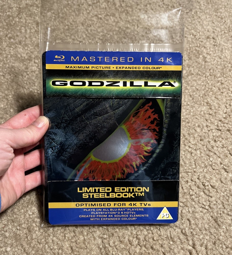 Godzilla 1998 4K SteelBook Limited Edition UK Blu-ray