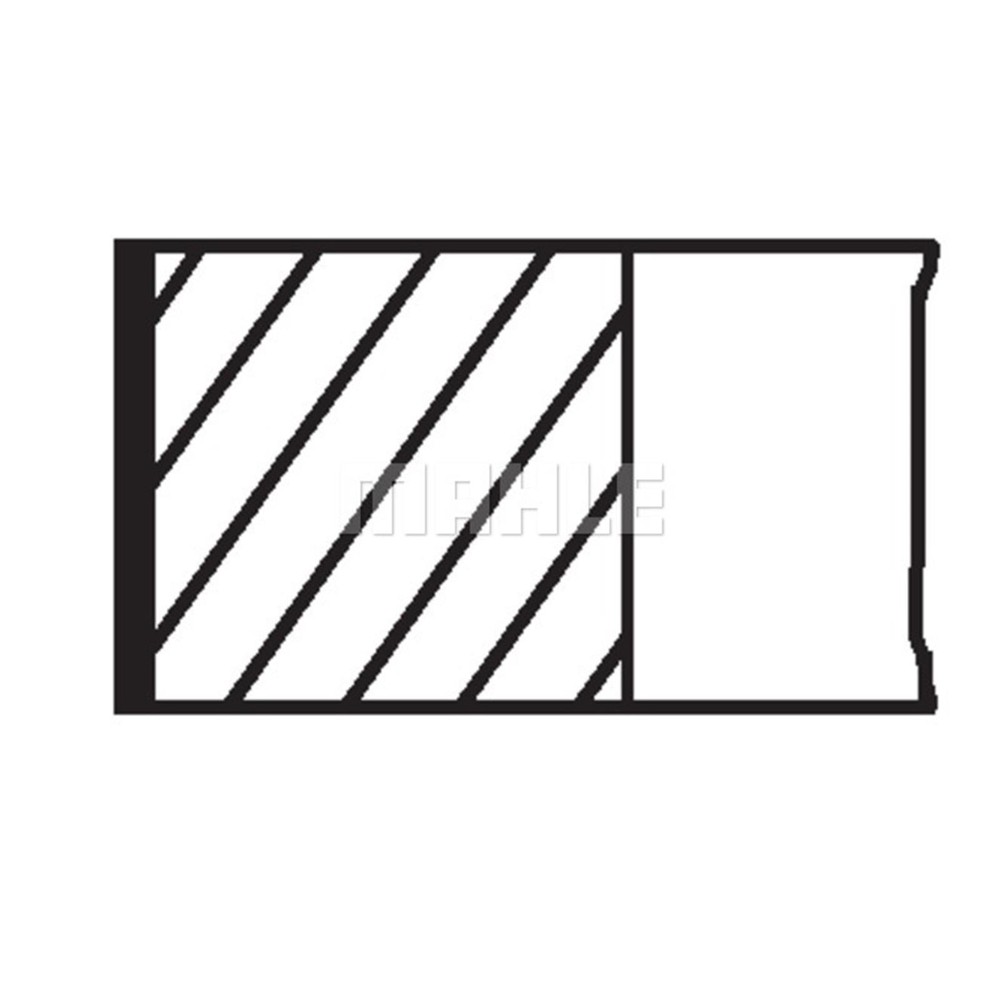 Piston Ring Kit MAHLE 038 01 N0 Top German Quality