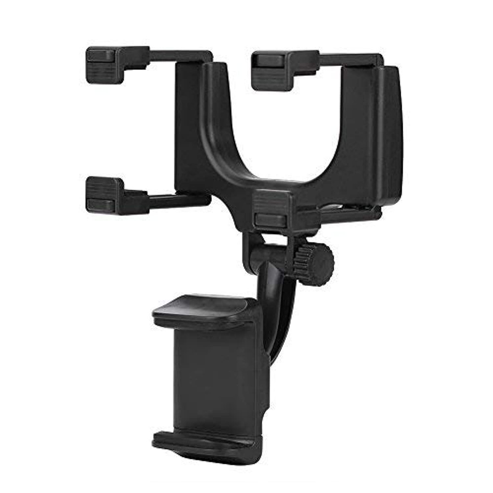 Keenso 3.5-6in 360° Adjustable Rearview Mirror Mount Clip for Cars