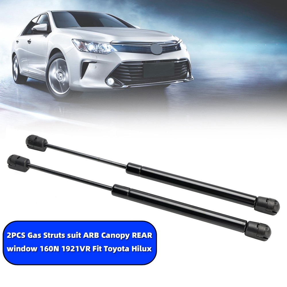 2PCS Gas Struts suit ARB Canopy REAR window 160N 1921VR Fit Toyota Hilux