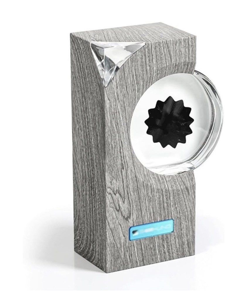 Sovenomund F2209A Silver Rhythm Dancing Ferrofluid Bluetooth Speaker with Music Mate One