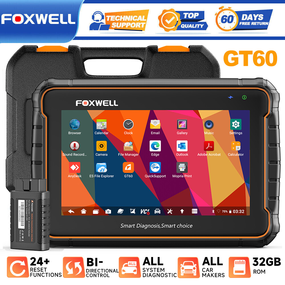 FOXWELL GT60BT Bidirectional OBD2 Scanner with TPMS DPF Diagnostics