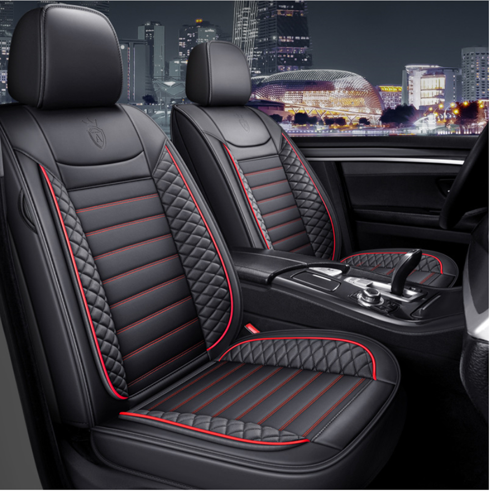 Fit For Honda Civic Accord CR-V Full Set Car Seat Cover Leather Protectors Pad