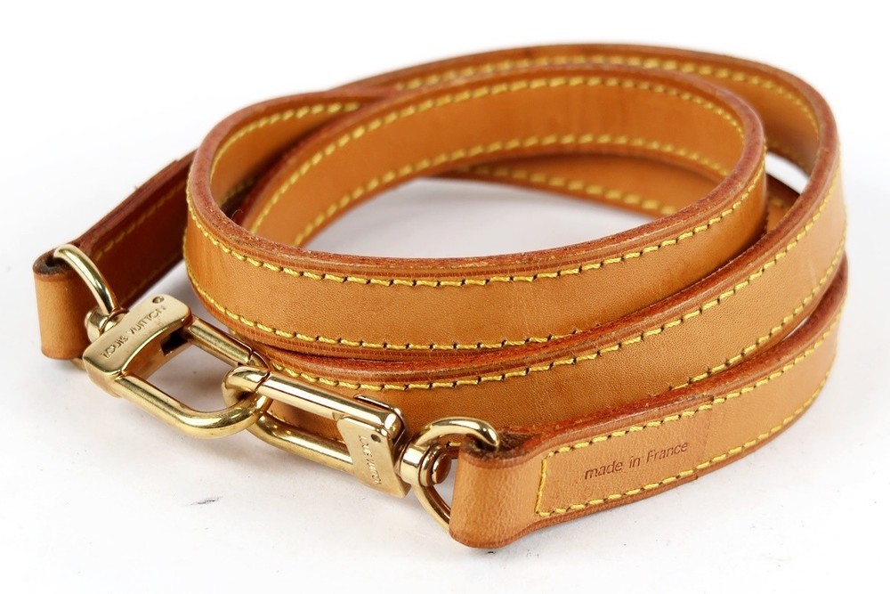 LOUIS VUITTON Monogram Natural Leather Shoulder Strap Only Bag Leather Accessor