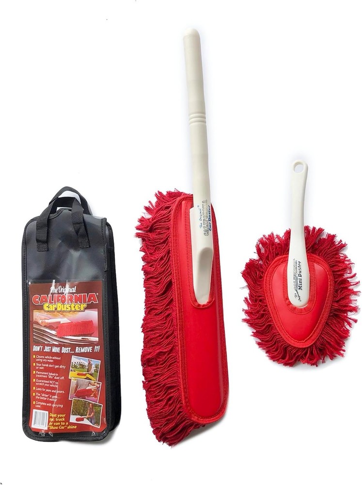 Original California Car Duster Detailing Kit with Plastic Handle - Model Numb