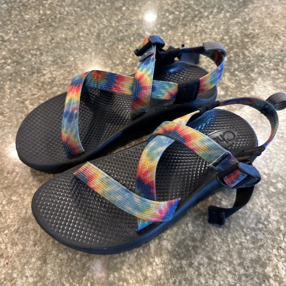 Chaco Kids 5 Rainbow Hiking Sandals with Adjustable Straps