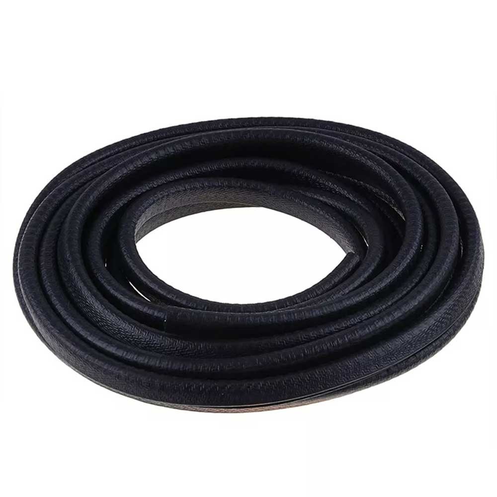 5M U-Shape Black Rubber Seal - Car Door & Boot Edge Protector Trim