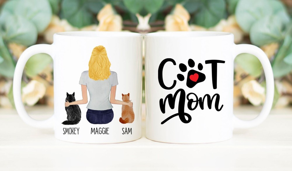 Custom Cat Mom Mug Cat Mother Mug Cat Mom Gift Cat Lover Gift Best Friend Mug