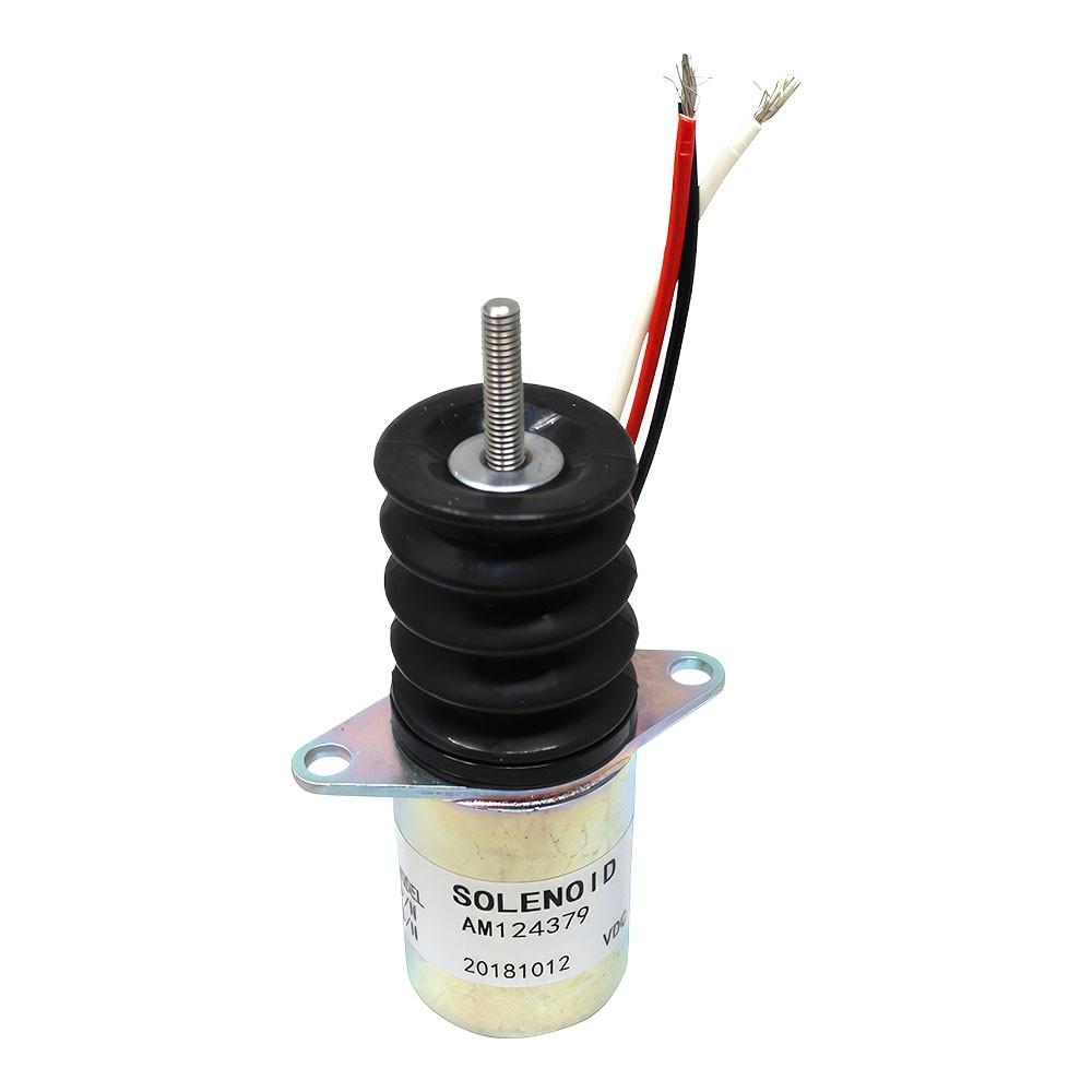 Fuel Shut-off Solenoid Fits John Deere Replaces AM124377