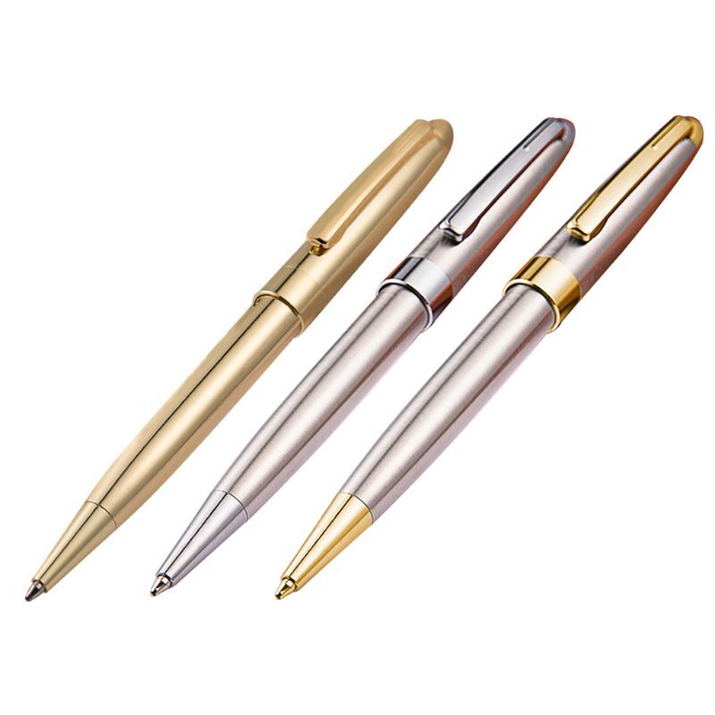 1.0mm Luxury Metal Rotary Ballpoint Pen Rollerball Business School Off