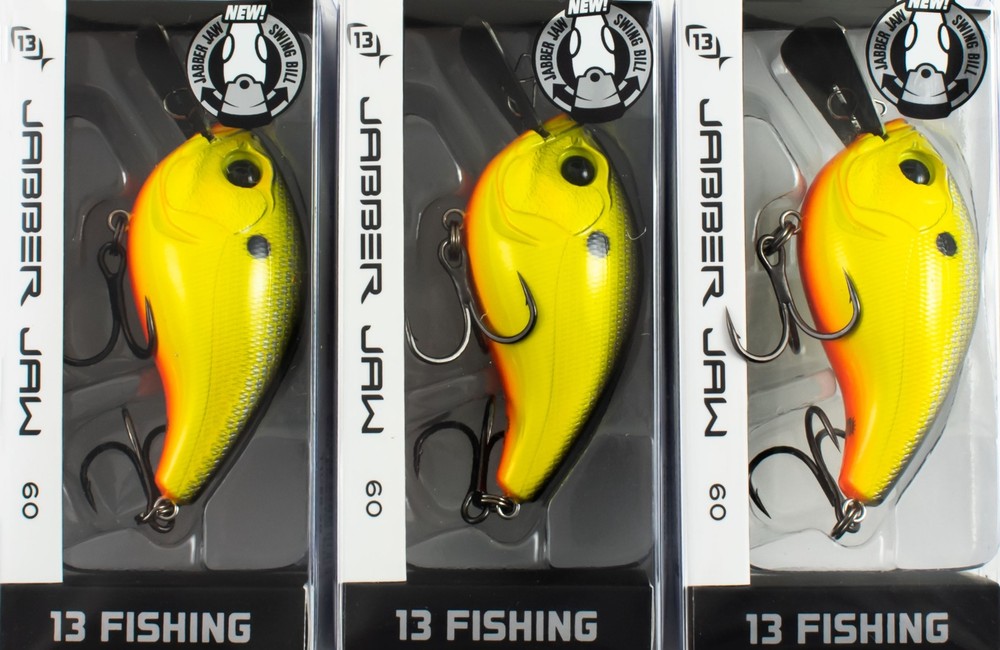 (LOT OF 3) 13 FISHING JABBER JAW 60 9/16OZ JJC60-30 TWEETIE PIE CN1609